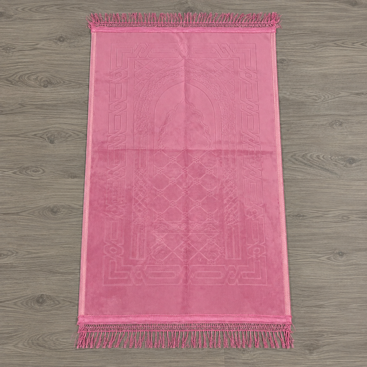 XL-Gebetsteppich Rosa – ca. 80 x 120 cm (inkl. passendem Tesbih)