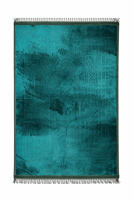 Gebetsteppich in Grün – Komfortabel und stilvoll